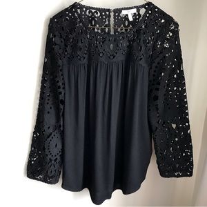Joie Blouse with Lace